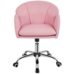 Kelvenix Leather Home Office Chair Simple Pink - Size: 0.6m2