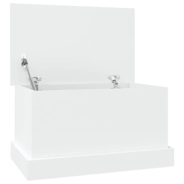 Berkfield Home Storage Box White 50x30x28 cm Engineered Wood - Size: 50 x 30 x 28 cm - image 1