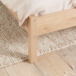 Birlea Rattan Bed Frame Croxley in Natural - Size: Double - thumbnail 4