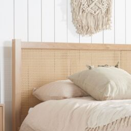 Birlea Rattan Bed Frame Croxley in Natural - Size: Double - thumbnail 2