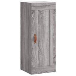 Berkfield Home Highboard Grey Sonoma 34.5x34x180 cm Engineered Wood - thumbnail 8