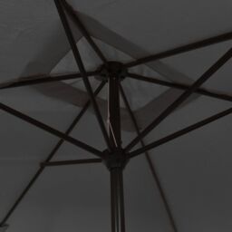 Berkfield Home Outdoor Parasol with Metal Pole 300x200 cm Anthracite in Black - thumbnail 5
