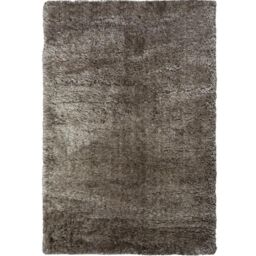 THE RUGS Lagom Collection Solid Design Shaggy Rugs in Grey - Size: 80 cm x 150 cm - thumbnail 1
