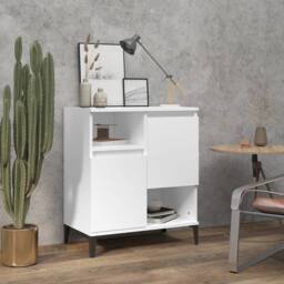 Berkfield Home Sideboard White 60x35x70 cm Engineered Wood - Size: 60 x 35 x 70 cm - thumbnail 2