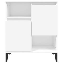 Berkfield Home Sideboard White 60x35x70 cm Engineered Wood - Size: 60 x 35 x 70 cm - thumbnail 5