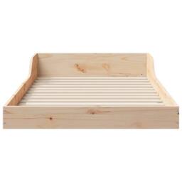 Berkfield Home Modern Brown 90 x 190 cm Solid pine wood in Light Tan - thumbnail 5