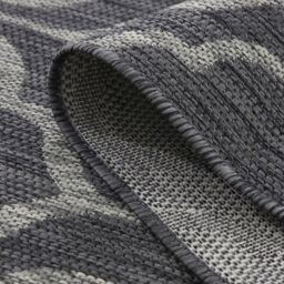 Kukoon Grey Trellis Outdoor, Garden & Patio Area Rug - Size: 160 cm x 230 cm - thumbnail 5