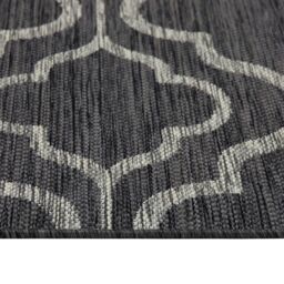 Kukoon Grey Trellis Outdoor, Garden & Patio Area Rug - Size: 160 cm x 230 cm - thumbnail 3