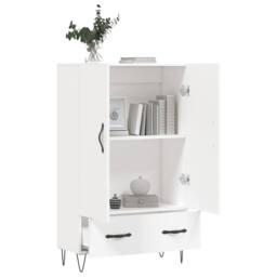 Berkfield Home Highboard White 69.5x31x115 cm Engineered Wood - thumbnail 4