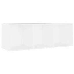 Berkfield Home TV Cabinets 2 pcs White 107x35x37 cm Engineered Wood - Size: 107 x 35 x 37 cm - thumbnail 4