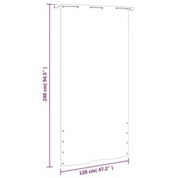 Berkfield Home Balcony Screen Light Green 120x240 cm Oxford Fabric - thumbnail 6