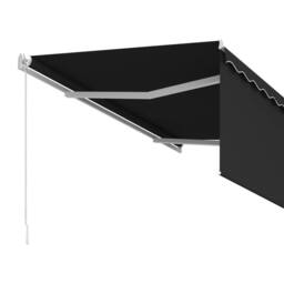 Berkfield Home Manual Retractable Awning with Blind 3x2.5m Anthracite - thumbnail 5