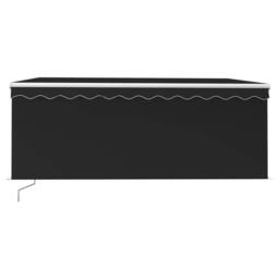 Berkfield Home Manual Retractable Awning with Blind 3x2.5m Anthracite - thumbnail 3