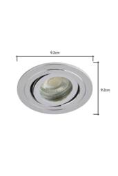 BHS Lighting Fion Circular Spot Light in Metallic Silver - thumbnail 5