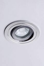 BHS Lighting Fion Circular Spot Light in Metallic Silver - thumbnail 2