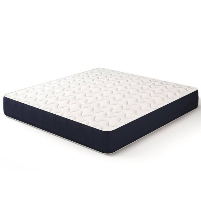 The White Stone Hypoallergenic Waterfoam Mattress, 10 cm, breathable & Antibacterial in White - Size: Small Single - image 1