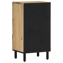 Berkfield Home Side Cabinet 40x33x75 cm Solid Wood Mango in Brown - Size: 40 x 33 x 75 cm - thumbnail 5