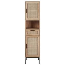 Wyld and Coco Boho Rattan Bathroom Cabinet 40 x 165 cm in Natural - thumbnail 5