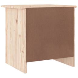 Berkfield Home Bedside Cabinet ALTA 43x35x40.5 cm Solid Wood Pine in Natural - thumbnail 6