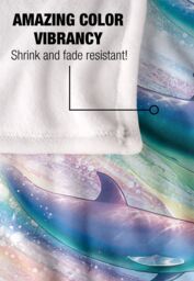 JQ Licensing Royce Mcclure Dolphin Flow Silky Touch Super Soft Throw Blanket 152 X 127 cm in White - thumbnail 4
