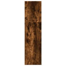 Berkfield Home Bookcase Smoked Oak 40x30x114 cm Engineered Wood in Brown - Size: 40 x 30 x 114 cm - thumbnail 5