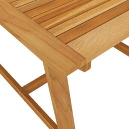 Berkfield Home Durable Garden Dining Table 88x88x74 cm Solid Acacia Wood in Brown - Size: 88 x 88 x 74 cm - thumbnail 5