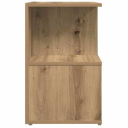 Berkfield Home Bedside Cabinet Artisan Oak 35x35x55 cm Engineered Wood in Brown - Size: 35 x 35 x 55 cm - thumbnail 4