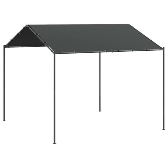 Berkfield Home Canopy Tent Anthracite 3x3 m Steel & Fabric in Dark Grey - image 1
