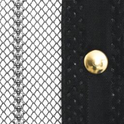 Berkfield Home Insect Door Curtains 2 pcs with Magnet Blocks Black 210x90 cm - thumbnail 6
