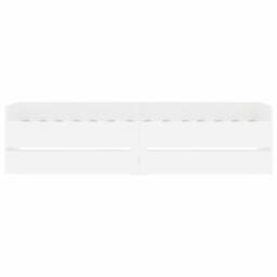 Berkfield Home Bed Frame with Drawers without Mattress White 90x190 cm Single - thumbnail 6