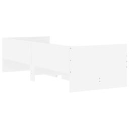 Berkfield Home Bed Frame with Drawers without Mattress White 90x190 cm Single - thumbnail 8