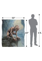 Lord of the Rings The Blanket, 152x127 cm Gollum Painting Silky Touch Super Soft Throw Blanket in White - thumbnail 5