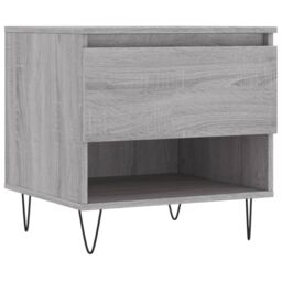Berkfield Home Coffee Tables 2 pcs Grey Sonoma 50x46x50 cm Engineered Wood - Size: 50 x 46 x 50 cm - thumbnail 5