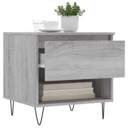 Berkfield Home Coffee Tables 2 pcs Grey Sonoma 50x46x50 cm Engineered Wood - Size: 50 x 46 x 50 cm - thumbnail 4