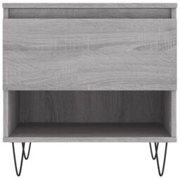 Berkfield Home Coffee Tables 2 pcs Grey Sonoma 50x46x50 cm Engineered Wood - Size: 50 x 46 x 50 cm - thumbnail 6