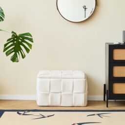 Nordlys Scandinavian Design Bench with Storage in White - thumbnail 7