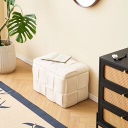 Nordlys Scandinavian Design Bench with Storage in White - thumbnail 8