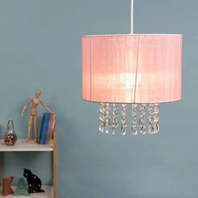 SPETLEK Ceiling Light Shade Modern Pink - image 1