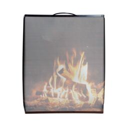 simpa Clifton Fire Guard in Black - thumbnail 1