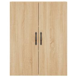 Berkfield Home Wall Mounted Cabinets 2 pcs Sonoma Oak Engineered Wood in Tan - thumbnail 6