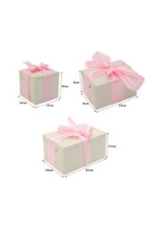 Living and Home 7Pcs Christmas Gift Boxes Decoration in Pink - thumbnail 5