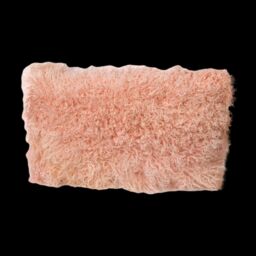 Native Natural Pink Curly Sheepskin Cushion 30x50cm - Size: 30x50 cm - thumbnail 2