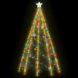 Berkfield Home Bright Christmas Tree Net Lights with 400 LEDs Colourful 400 cm