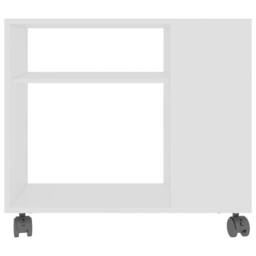 Berkfield Home Side Table White 70x35x55 cm Engineered Wood - Size: 70 x 35 x 55 cm - thumbnail 4