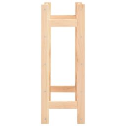 Berkfield Home Wine Rack for 20 Bottles Pinewood in Beige - thumbnail 3