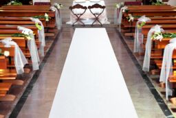 RugsX Anti-Slip Rumba Runner in White - Size: 100 cm x 330 cm - thumbnail 4