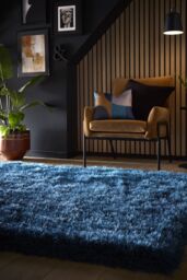 Origin 'Extravagance' Rug in Teal - Size: 120 cm x 170 cm - thumbnail 1