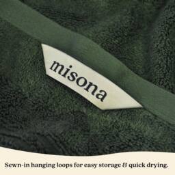 Misona Ultra Soft Bamboo Bath Towel in Khaki - thumbnail 3