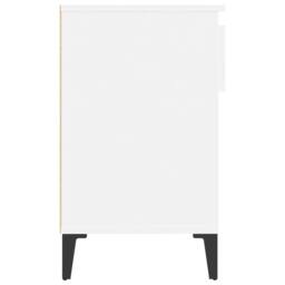 Berkfield Home Shoe Cabinet White 102x36x60 cm Engineered Wood - Size: 102 x 36 x 60 cm - thumbnail 8