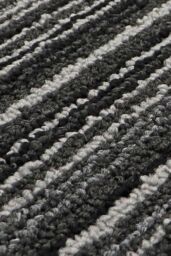 JVL Arona Machine Washable Latex Backed Doormat, 50x80cm, Black - Size: 50 cm x 80 cm - thumbnail 3